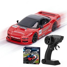 MCARRO MC062 1:64 Radio Controlled Drift Car 2.4GHz RC Car 4WD Four Wheel Drive Proportional Control Simulated Brake Caliper Car Model Present Boy Gift Domestic Certified Japanese Manual