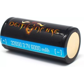 Demonfire IMR 32650 Rechargeable Flat Top LiMn Battery High Drain 3.7V 6000mAh