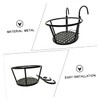 Levemolo Balcony Hanging Planter Baskets Durable Metal Railing Planter Stand