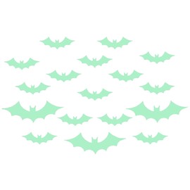 Wall Stickers Glow in The Dark. Vinyl Decorative Cats 2. Bumper Fluorescent Animals. Blades Bright Room Decor, boy, Girl, Child and Baby.