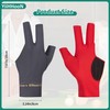YiiHHooN Billiards Glove, 4 Pcs 3 Fingers Pool Gloves Left