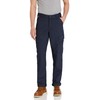 Carhartt Men's FR Relaxed Straight Rigby Cargo Pant, Navy, W38