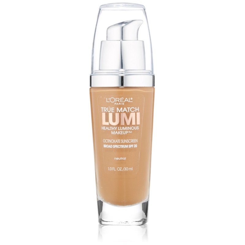 L'Oreal Paris True Match Lumi Healthy Luminous Makeup, N7-8 Classic