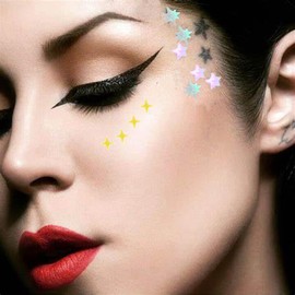 BetterJonny Confetti Paper Glitter Starry Moon Colored Paper Party Event Wedding Party Celebration Birthday End Party Wedding Romantic