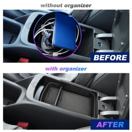 SXCY Fit for 2025 2026 Buick Envista Center Console Organizer for 2024 2025 2026 Buick Envista Accessories Armrest Console Tray for 2024 2025 2026 Buick Envista Middle Console Organizer (black)