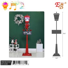 EB 72.5\" Christmas Outdoor Street Lamp Waterproof LED Light Source 220V IP65