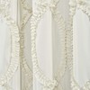 Lush Decor Avon Window Curtain Ivory Panel for Living, Dining