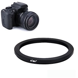 Kiwifotos 58mm-52mm Step-Down Adapter Ring for Lenses (Allows 58mm Lens to Mount 52mm Filter, Hood, Lens Converter and Other Accessories)