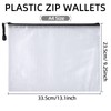 Plastic Sleeves A4 Zip Wallets Ziplock Bags Zip Folder Zipper