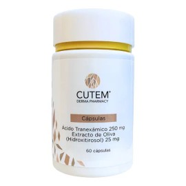 Cutem Ác. Tranexámico 60 Cápsulas Extracto Oliva P/ Melasma
