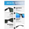 Carefully Driving Sunglasses Men Women Square Polarized Sun Glasses Fishing