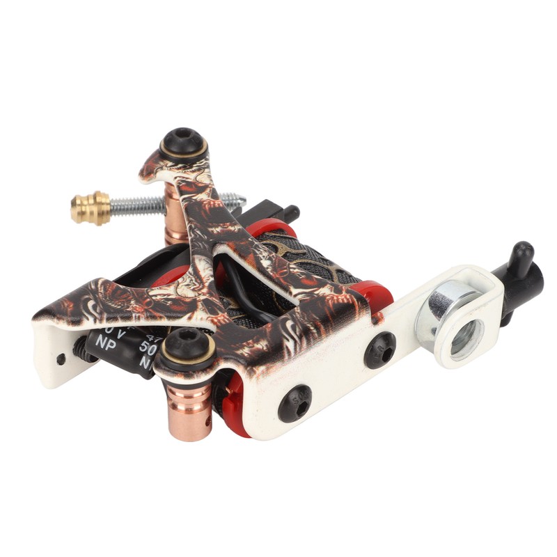 Coil Tattoo Machine Professional Iron Frame 10 Wraps Coil Liner