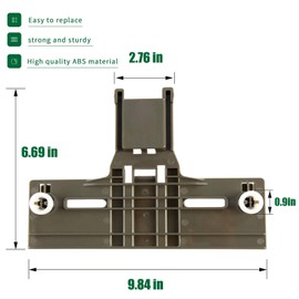 UPGRADED W10350376(2) W10195840(2) W10195839(2) Dishwasher part (6 Packs),W/ 0.9 In Diameter Wheel, Dishwasher Parts Upper Rack for Kitchenaid Whirlpool Maytag Kenmore W10350374 W10195840