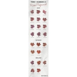 Bissú, Rubor Facial En Polvo, Colorete, Blush, Varios Tonos, 6g Textura Suave, Larga duración. (18 Ciruela)
