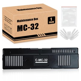 MC-32 Maintenance Cartridge Replacement for Canon MC-32 MC32 Maintenance Ink Box Collection Compatible for Canon imagePROGRAF TC-20 TC-20M TC-5200 TC-5200M Large Format Printers (1 Pack)