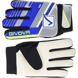 Givova, glove stop goalkeeper, gray/turquoise, 8