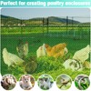 Plastic Mesh Fence Sheet 15.7IN x 10FT - 0.3IN Opening