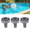 3Pcs P6H1419 Drain Valve, Drainage Adapter Pool Hose Adapter Drain