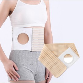 Ostomy Belt, Unisex Ostomy Belt, Elastic Hernia Belt, Post Colostomy Abdominal Support, Stoma Bandage, Breathable Ostomy Bandage Skin Ostomy Supply, Available in 4 Sizes (S)