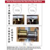 Westbrass D331-F-01 1-3/8-Inch NPSM Fine Thread Twist-and-Close Bath Drain Plug,