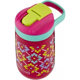 Rubbermaid Botella Leakproof Infantil Rubbermaid® Pink Flowers, 414 Ml