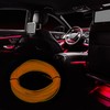 X AUTOHAUX 4 Meter/13ft Neon EL Wire Strip Yellow Light