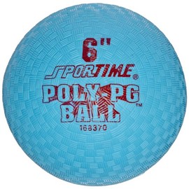 Sportime Poly Playground Ball - 6 inch - Blue