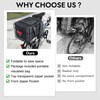 RAYMACE Bike Basket Rear with Cooler Bag and Cargo Net,Waterproof