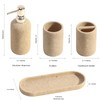 Bathroom Accessories Set, Bathroom Organizer Countertop, Soap Dispenser and Toothbrush