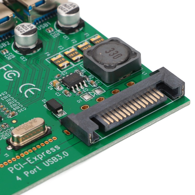 USB3.0 Expansion Card 5Gbps Transmission VIA Chip 4 Ports Enclosed