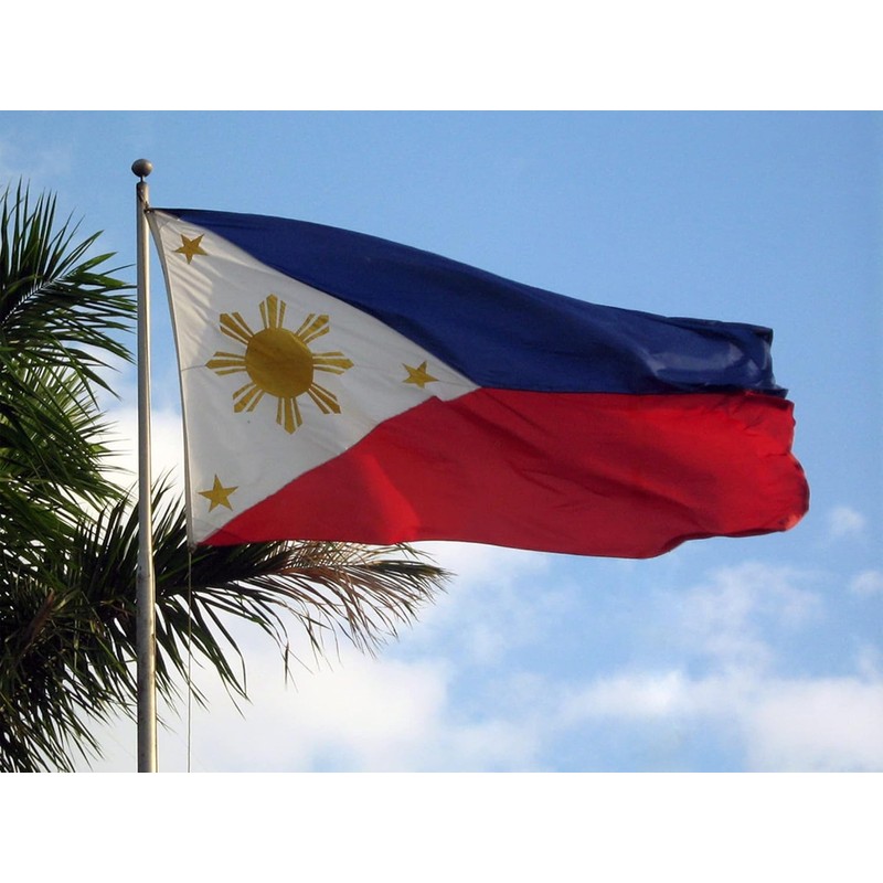 Philippines Flag 90 * 150 CM, Polyester Thickness, Fade Resistant,