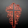 Metal Religion Cutting Dies Flower Cross and Jesus Reborn with