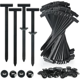 Cinchos de Plástico Autobloqueantes de Nailon, 50 pcs | Cintillos para Cables, Hebillas Universales, Para Reparaciones Diarias en Máquinas y Automóvil