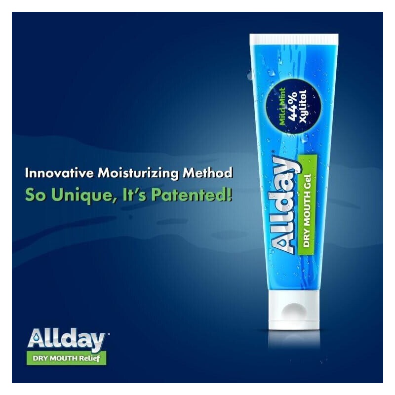 Allday Dry Mouth Gel - Maximum Strength Xylitol, Fast Acting