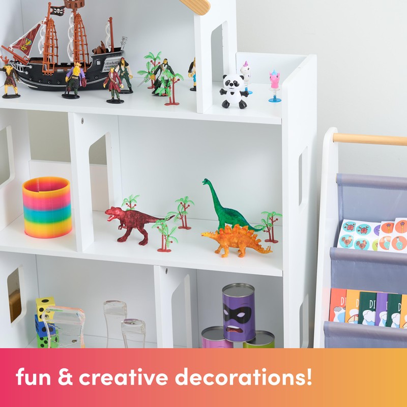 THE TWIDDLERS 20-Piece Dinosaur Painting Set, 5 Dinosaur Figures with