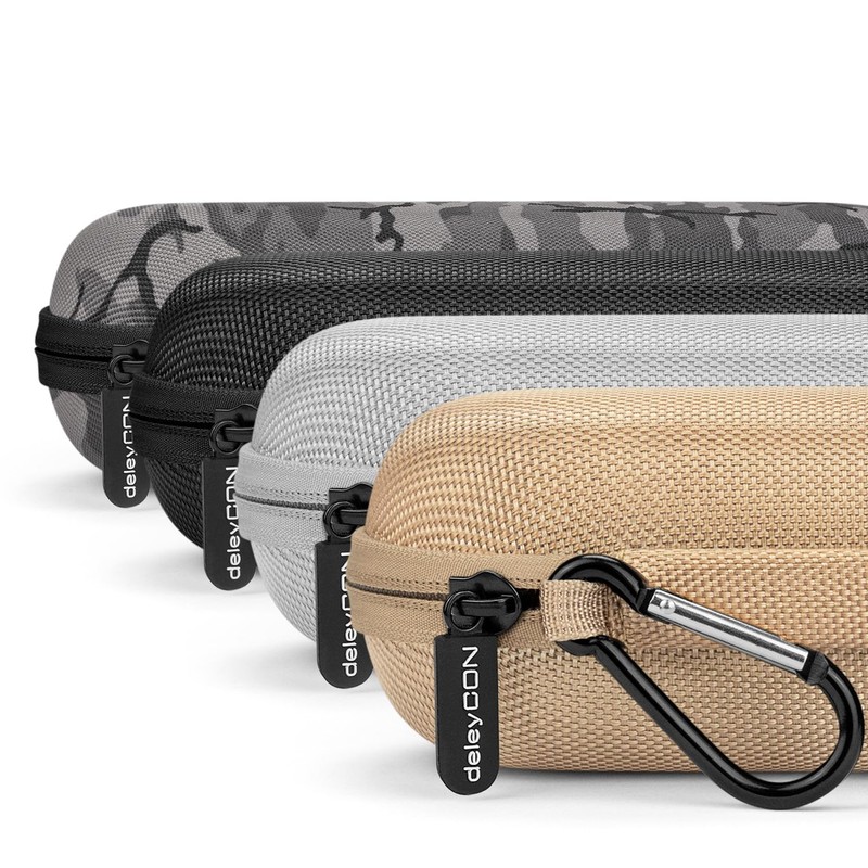 deleyCON Travel Case for Toothbrushes etc., Matte gold, Toiletry bag