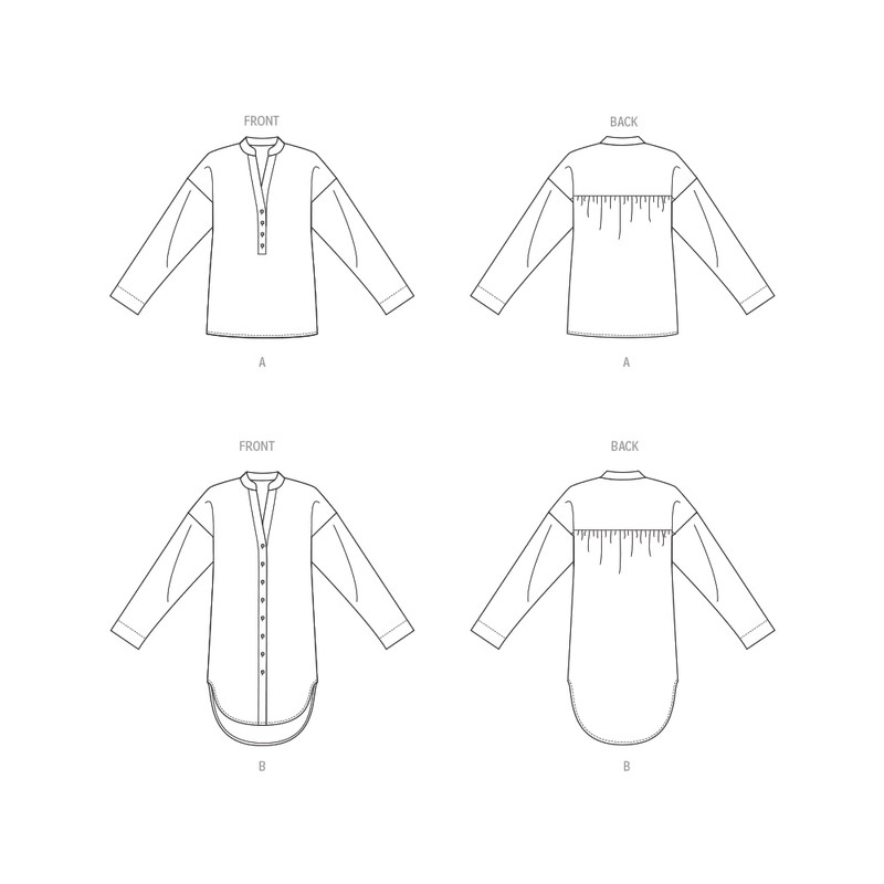 Butterick B6929Y5 Women's Top and Tunic Y5(18-20-22-24-26)