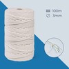Macrame Yarn 3 mm x 100 m, 3 mm x