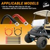 CLUBRALLY Golf Cart Heavy Duty Battery Cable 7 PCS Set
