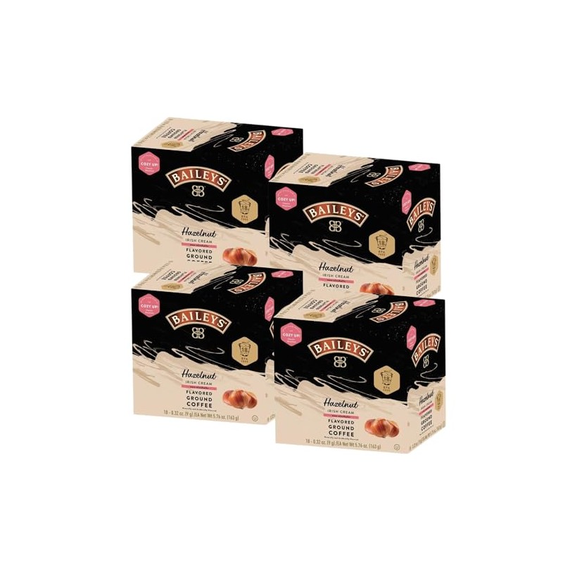 Bailey's Hazelnut Irish Cream Flavored Single Serve Coffee Cups (for