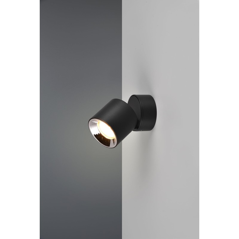Trio Leuchten Guayana 651000132 Recessed and Surface-Mounted Light Metal Black