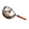 Milk Warmer Pot Stainless Steel Prevent Sticking Wooden Handle Thickened