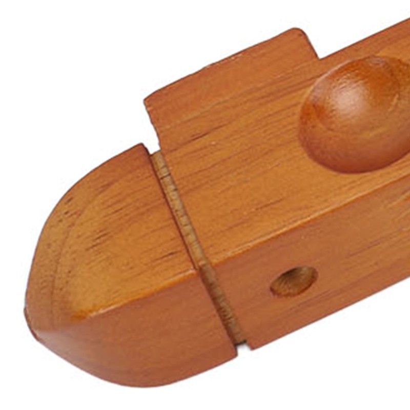 Wall Mounted Billiard Pool Cue Rack 6 Cues Wooden Billiard