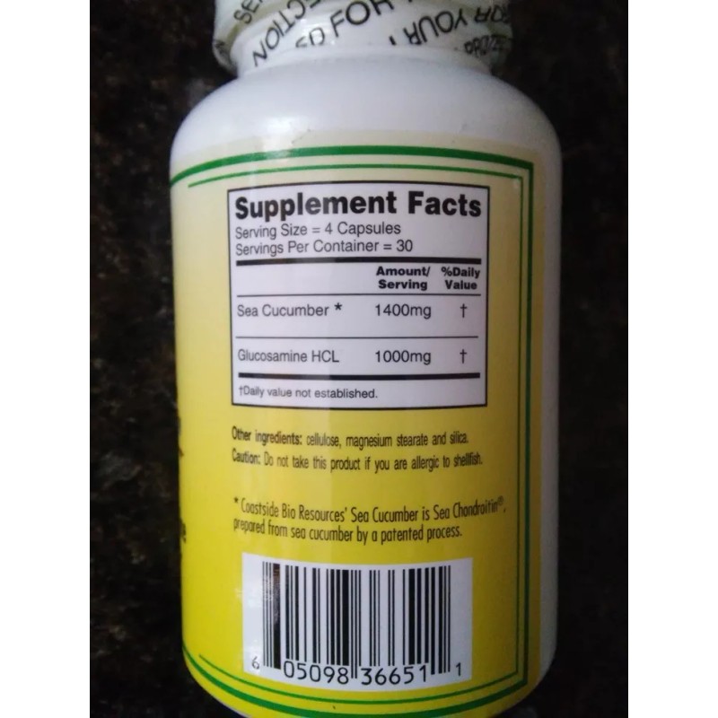 nutrisea 3 BOTTLES NutriSea ArthriSea Joint Supplement Glucosamine Chondroitin NATURAL