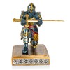 Akulgaci Medieval Knight Pen Holder with Sword, Kneeling King's Guard