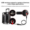 Micrófono de Mano, VHF Micrófono Inalámbrico Universal ABS Plástico Micrófono