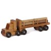 Clip Clop LOGGING TRUCK - Wood Tractor Trailer Toy Log