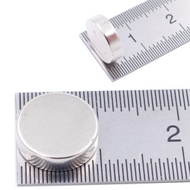 Brudazon 25 Mini Disc Magnets 10 x 3 mm N52 Strongest Level Neodymium Magnets Ultra Strong Power Magnet for Model Making, Photo, Whiteboard, Notice Board, Fridge, Crafts, Magnetic Disc Extra Strong