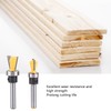 Dovetail Bit Joint Router with Bearing Woodworking Cutter 1/4 Inch
