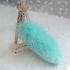 COZENTA Tail Keychain Strap Fur Fluffy Fluffy Fox Cosplay Costume